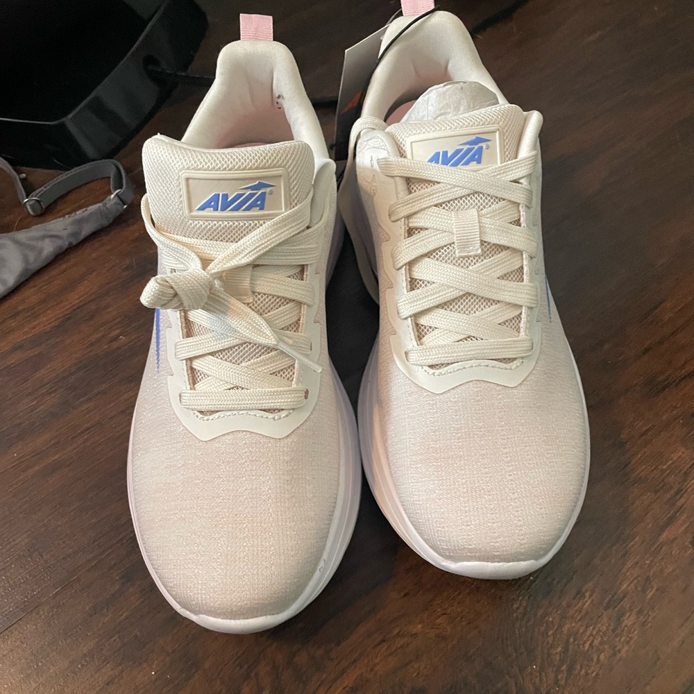 Avia Cream Athletic Sneakers